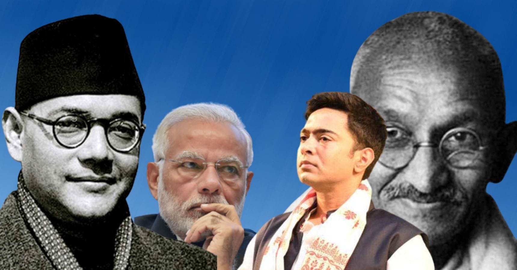 Modi abhishek netaji gandhi