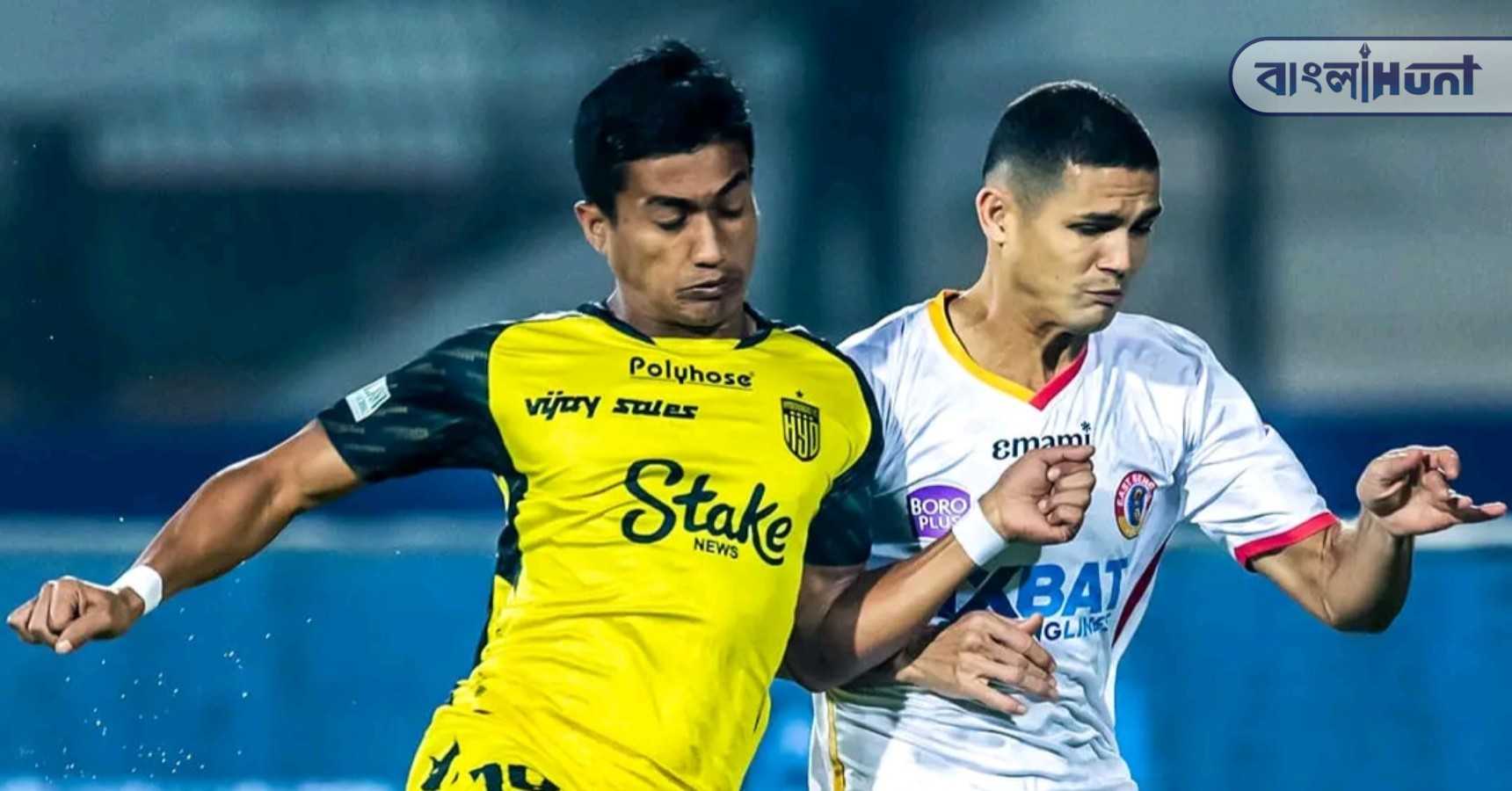 hyderbad defeated east bengal