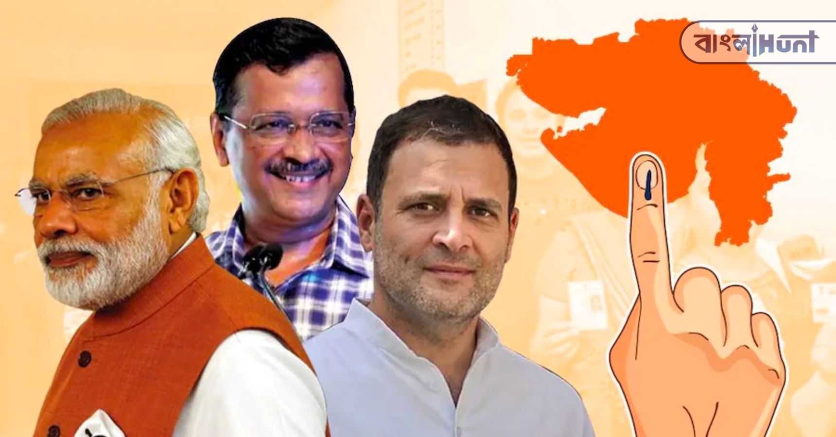 gujarat bjp aap cong