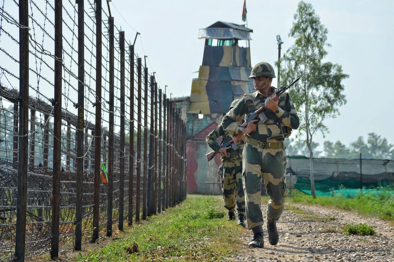 jammu kashmir india pakistan border police gettyimages 1234709923