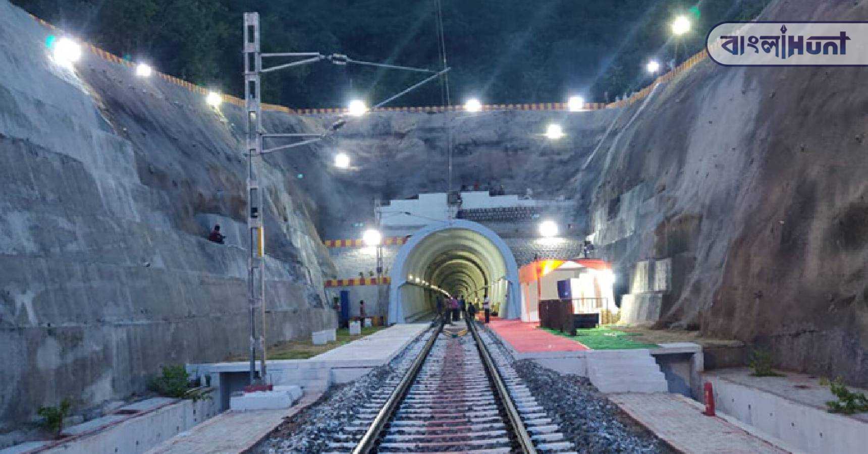 indian railways longest electrified tunnel