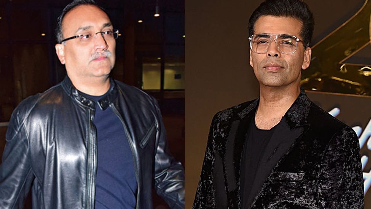 Aditya Chopra With Karan Johar