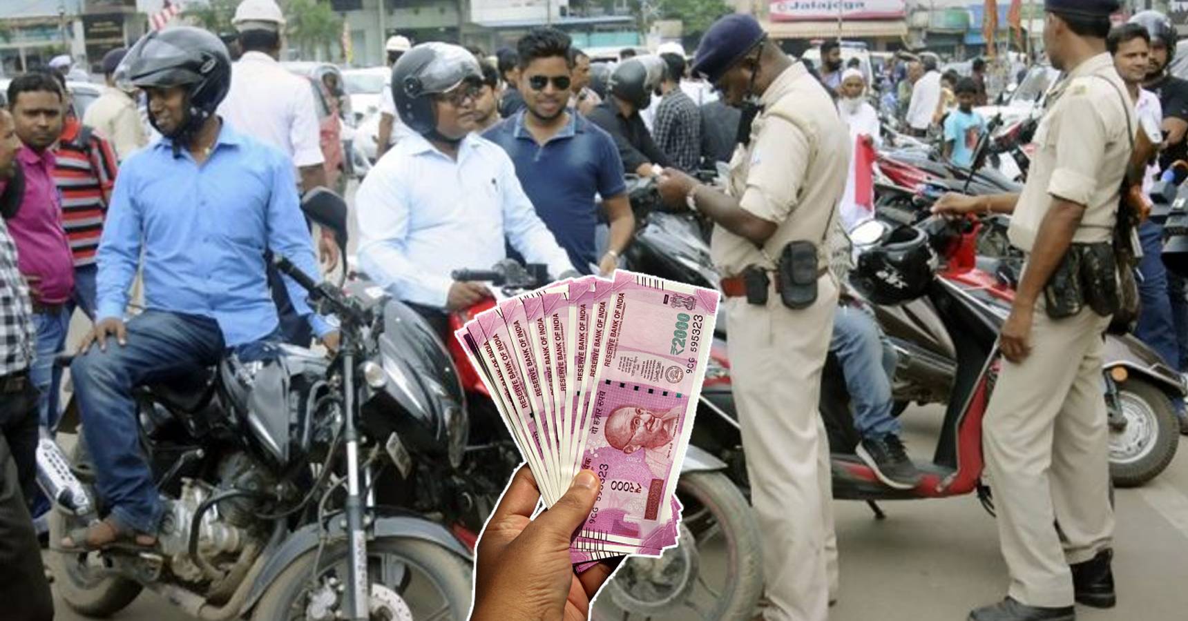 traffic police challan