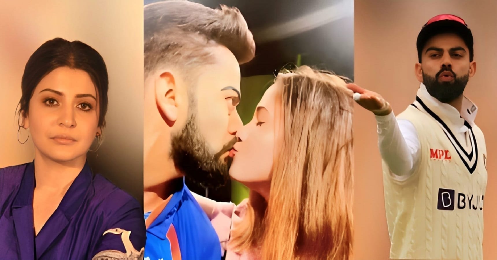 kohli kiss