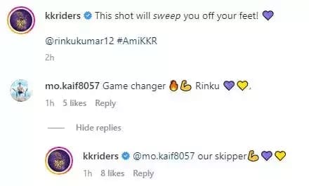 kkr comments