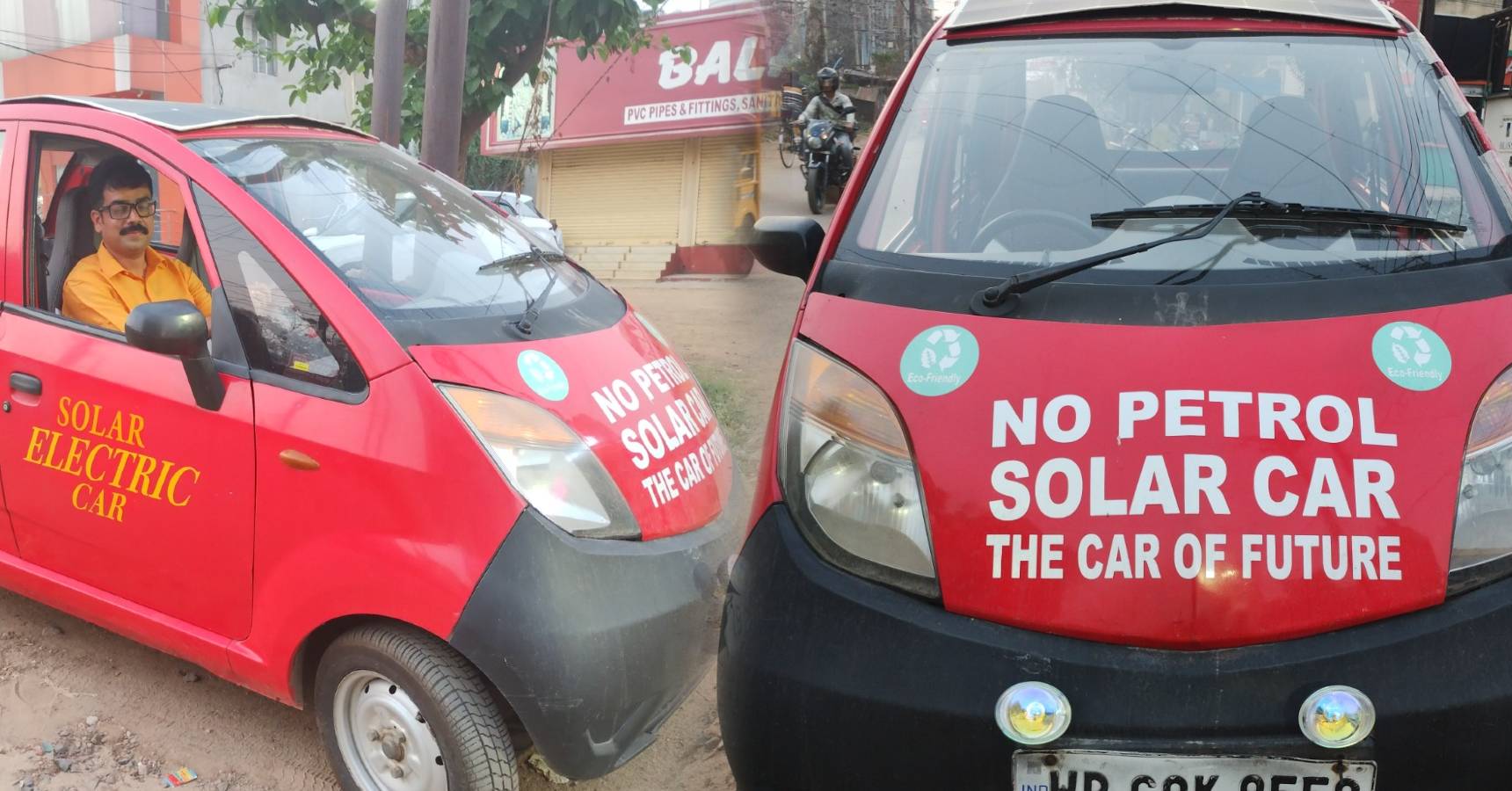 A person from Bankura surprised everyone by making Tata Nano into a solar car