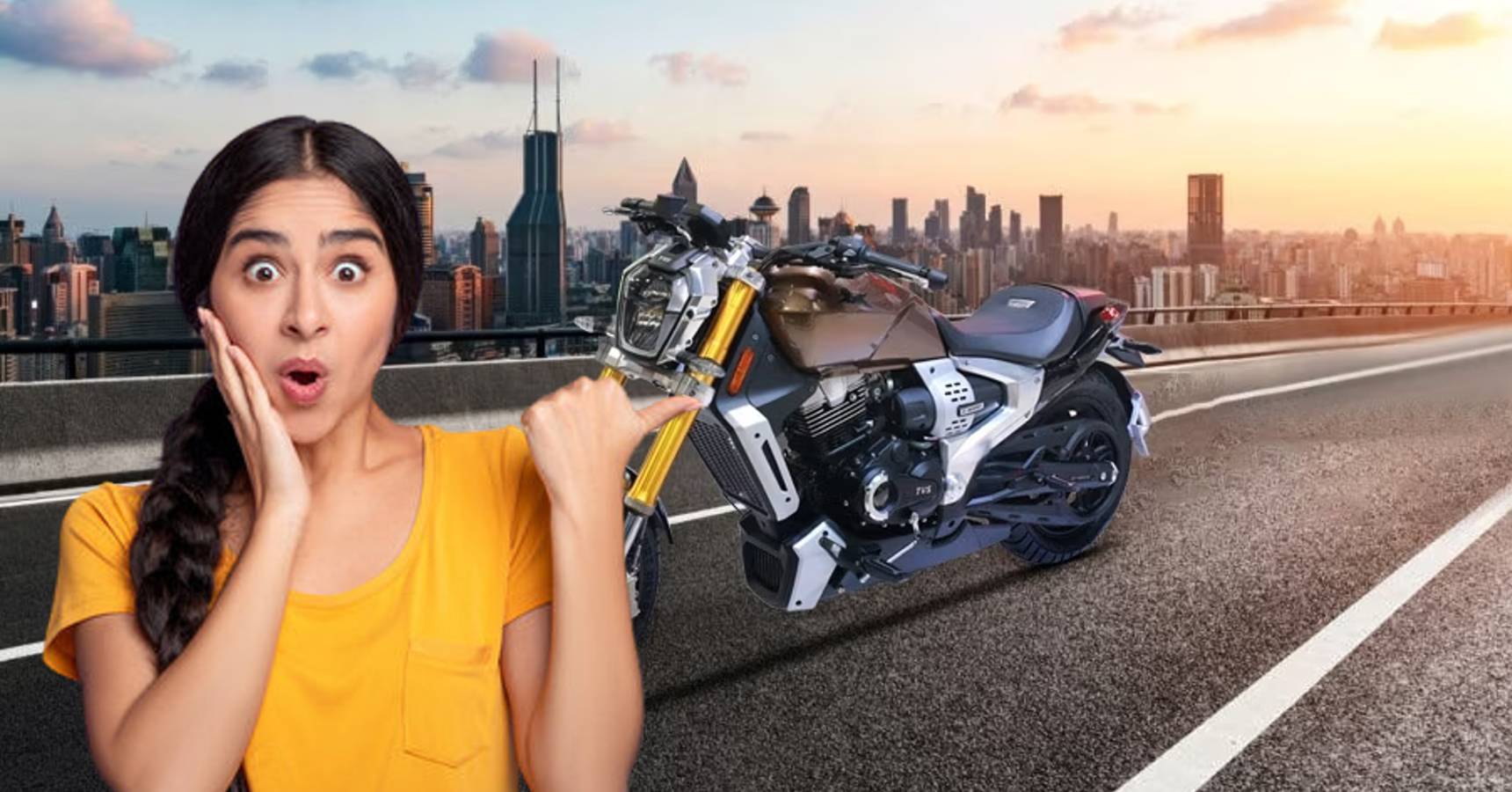 tvs zeppelin r new bike