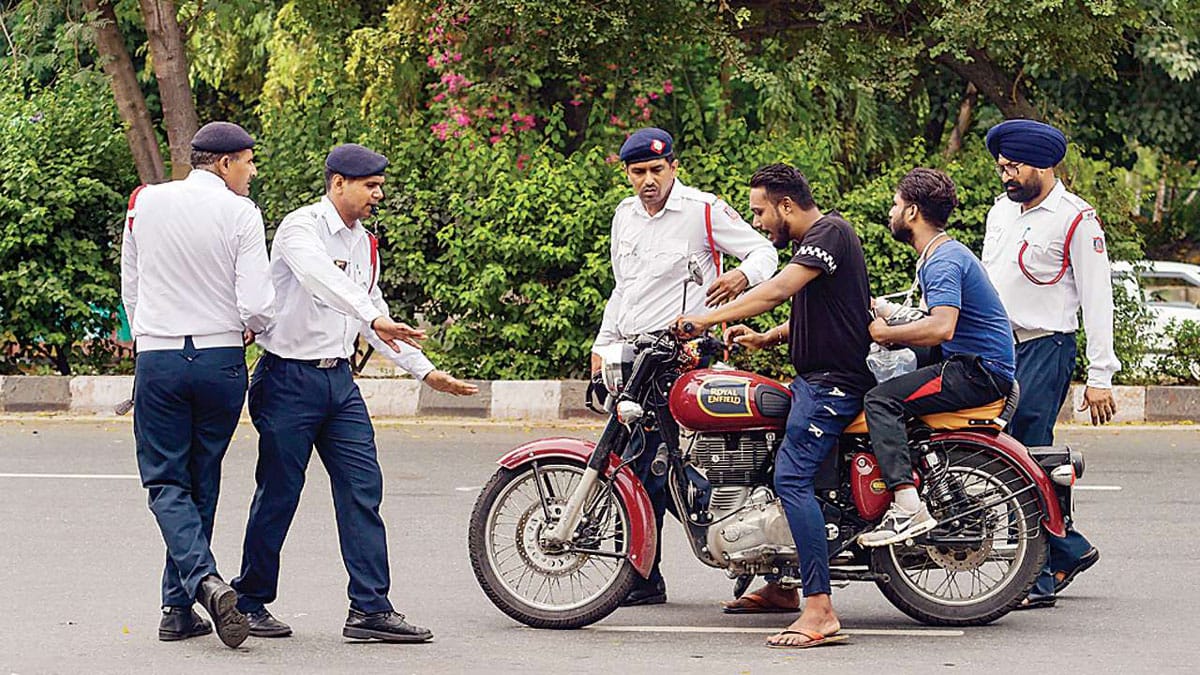bike challan 