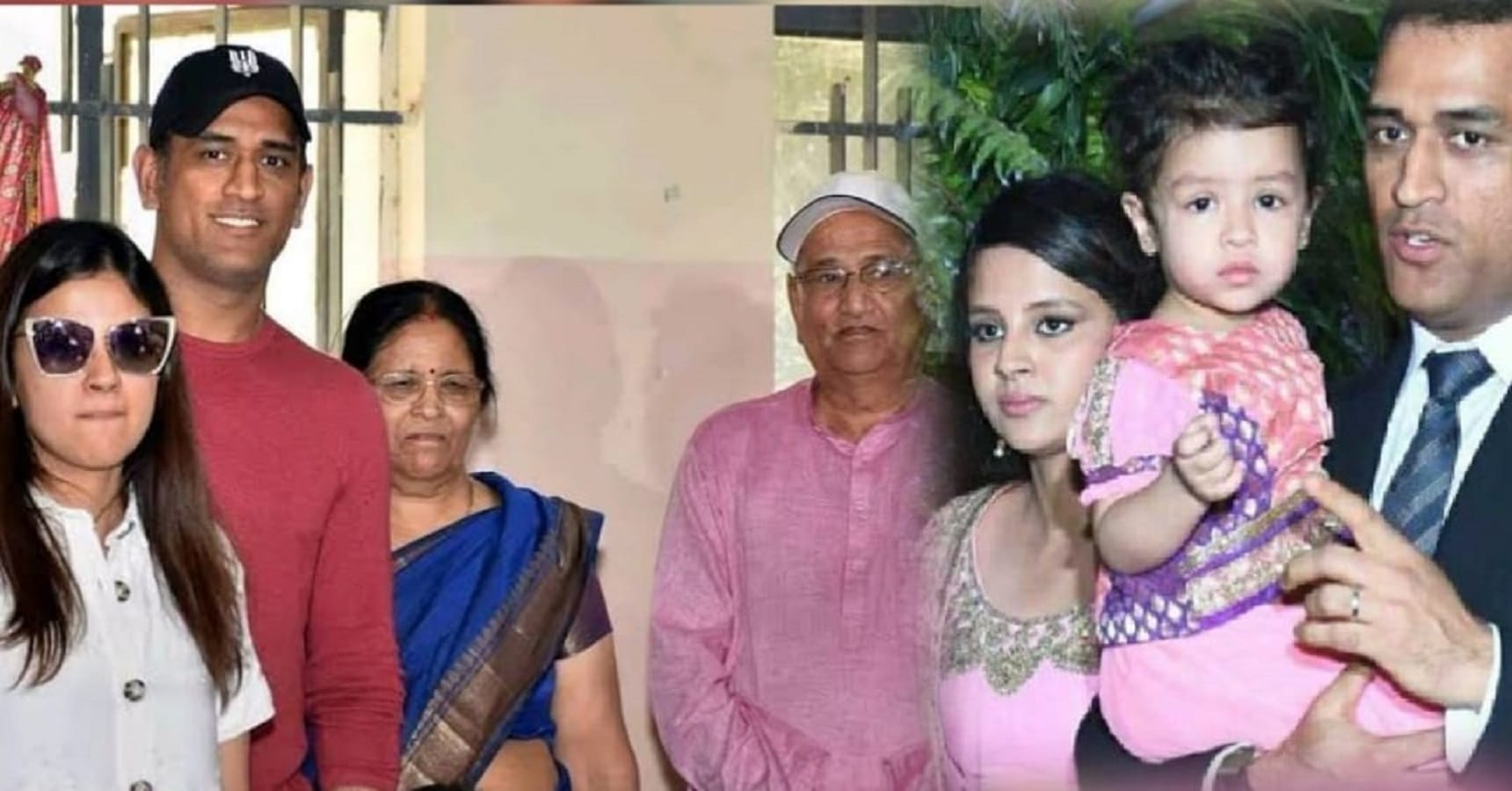 dhoni family