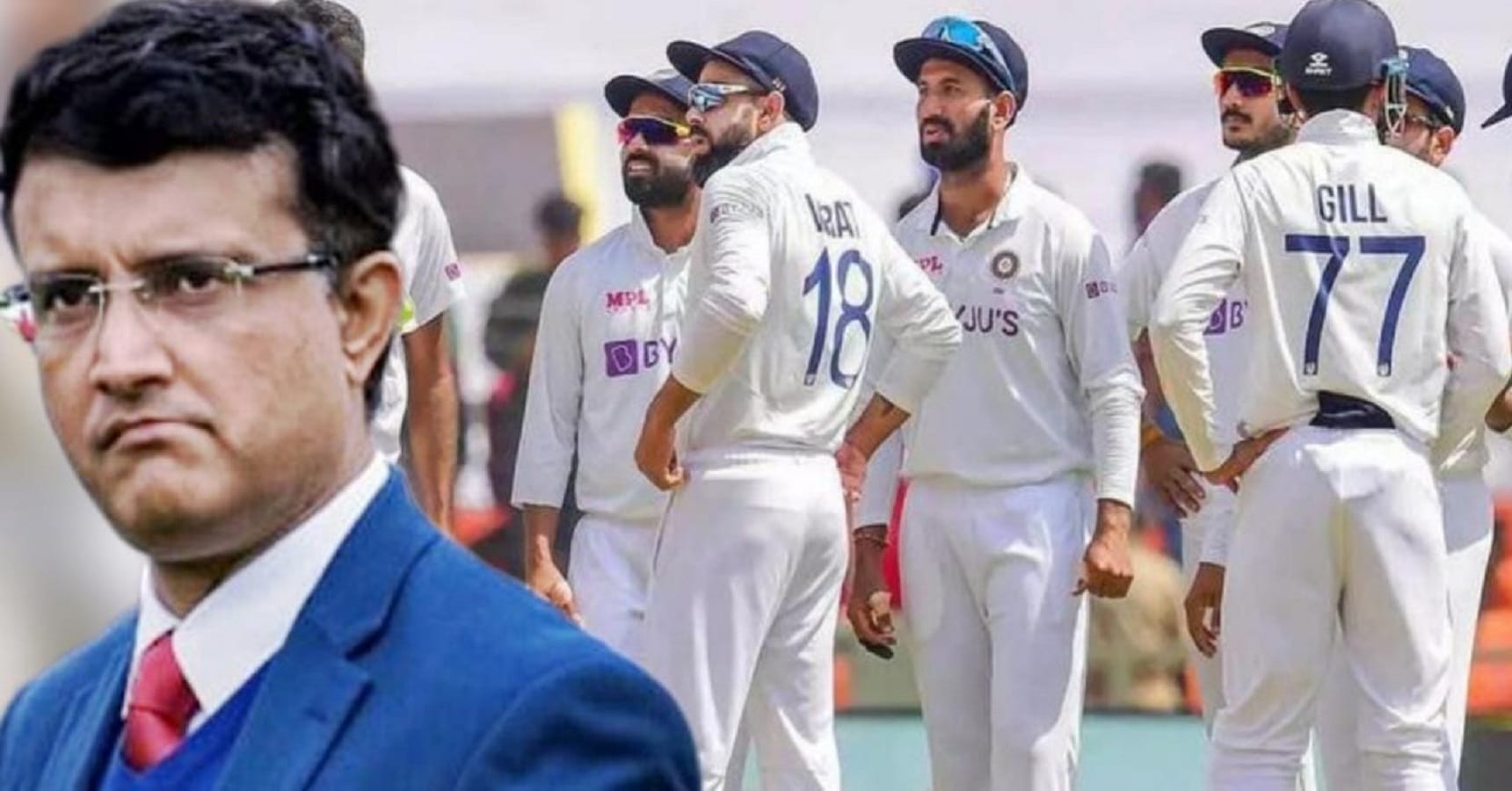 sourav test india