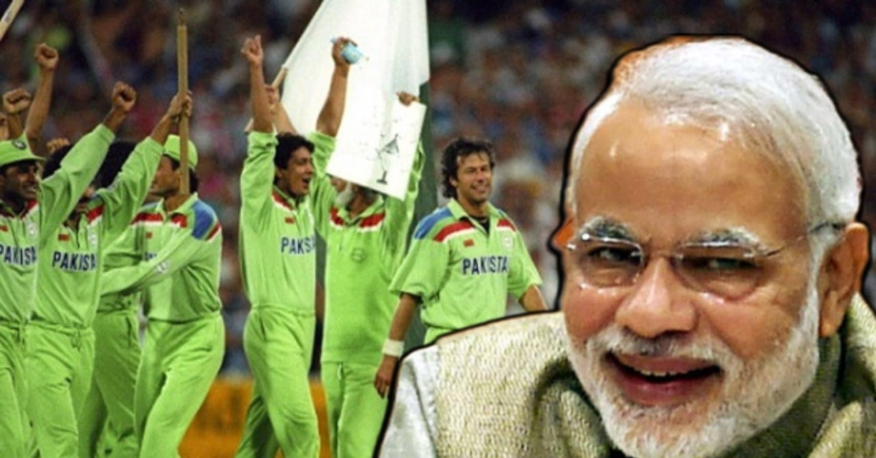 modi pakistan team