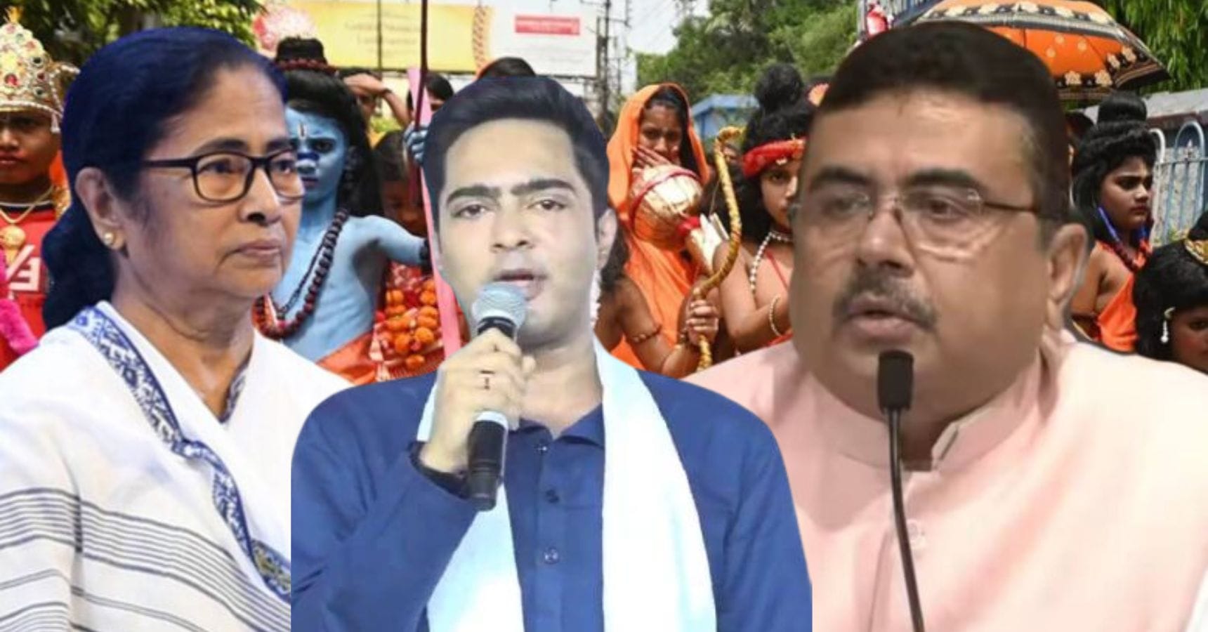 Mamata Abhishek Suvendu