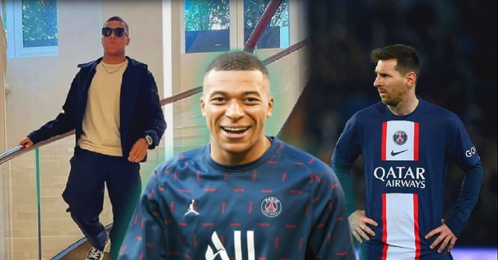mbappe house messi