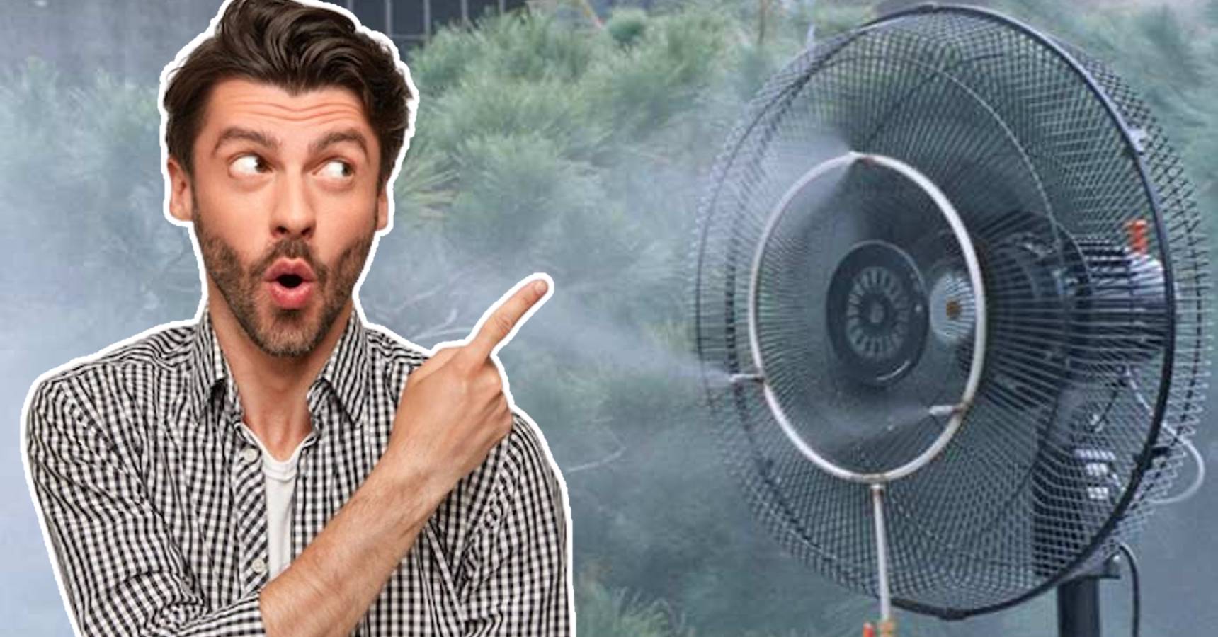 water sprinkler fan new