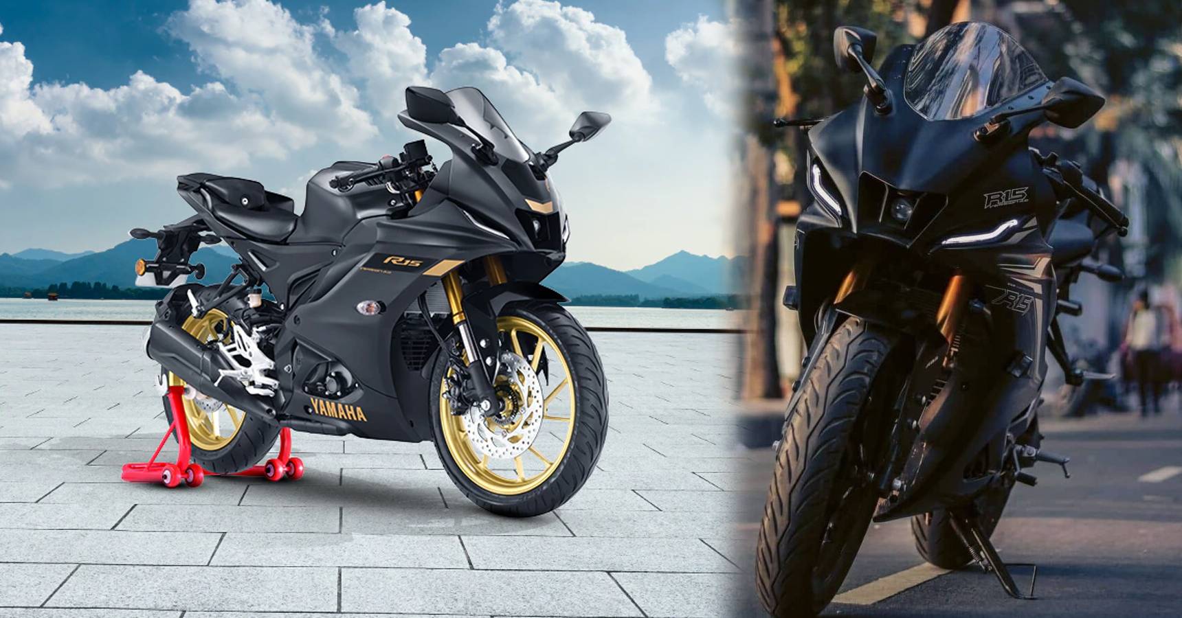yamaha r15 v4 dark knight edition