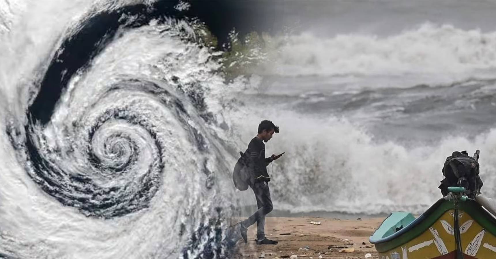 A strong cyclone is approaching the Bay of Bengal in a few hours 