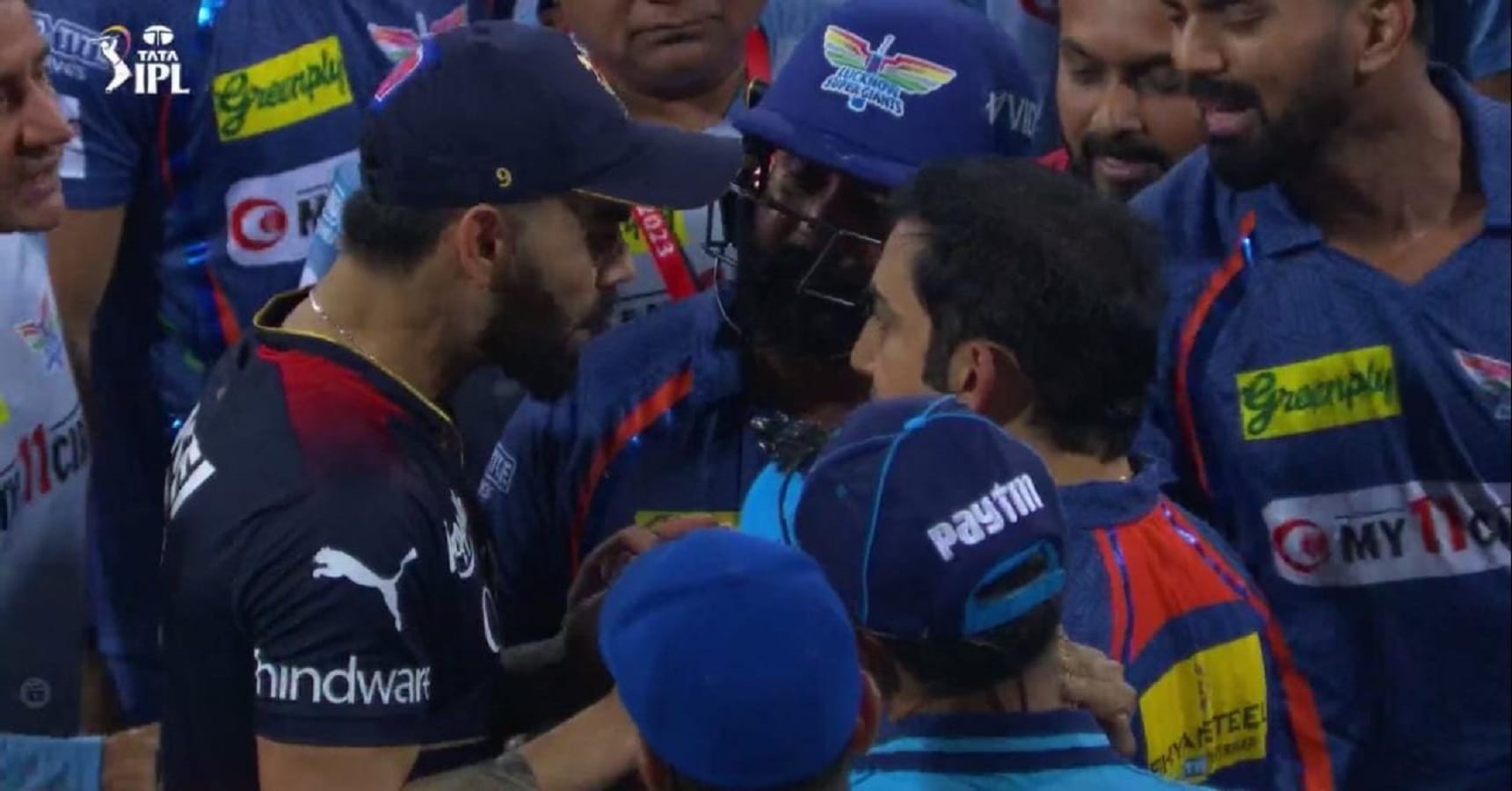 gambhir vs kohli