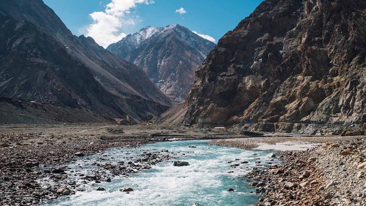 This river of India flows with curse