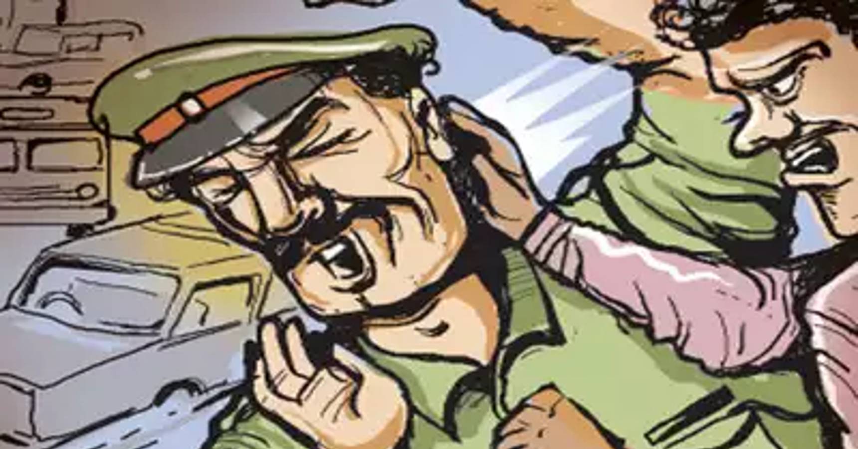 attack on police 