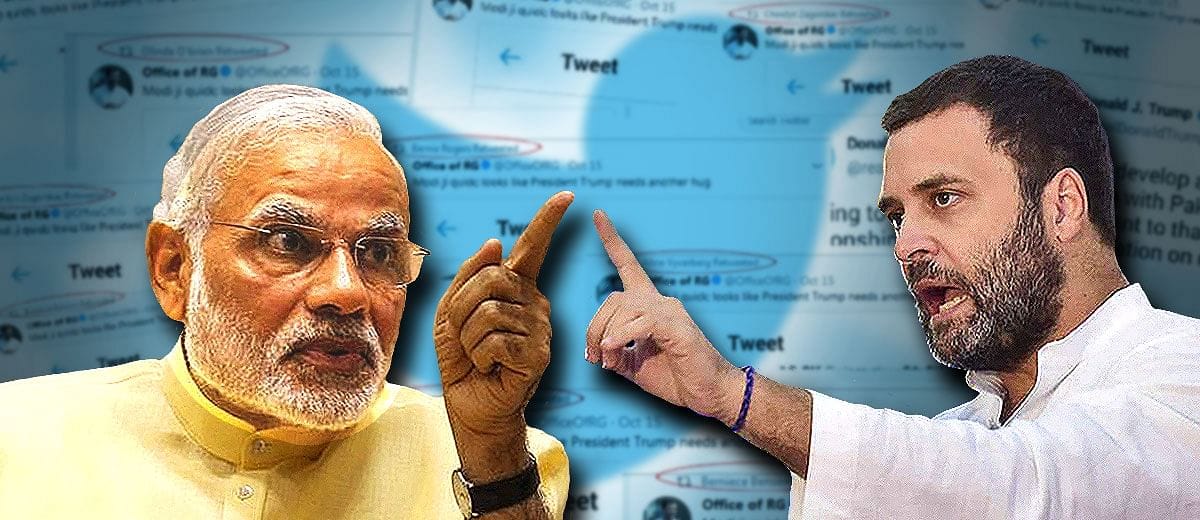 bots behind rise in rahul gandhis twitter popularity