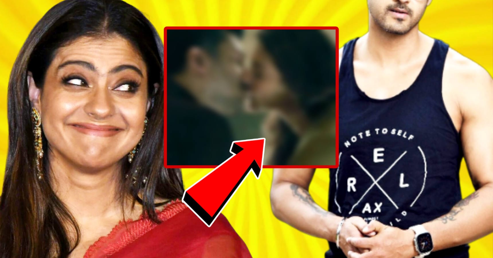 kajol broke no kiss policy for jisshu sengupta
