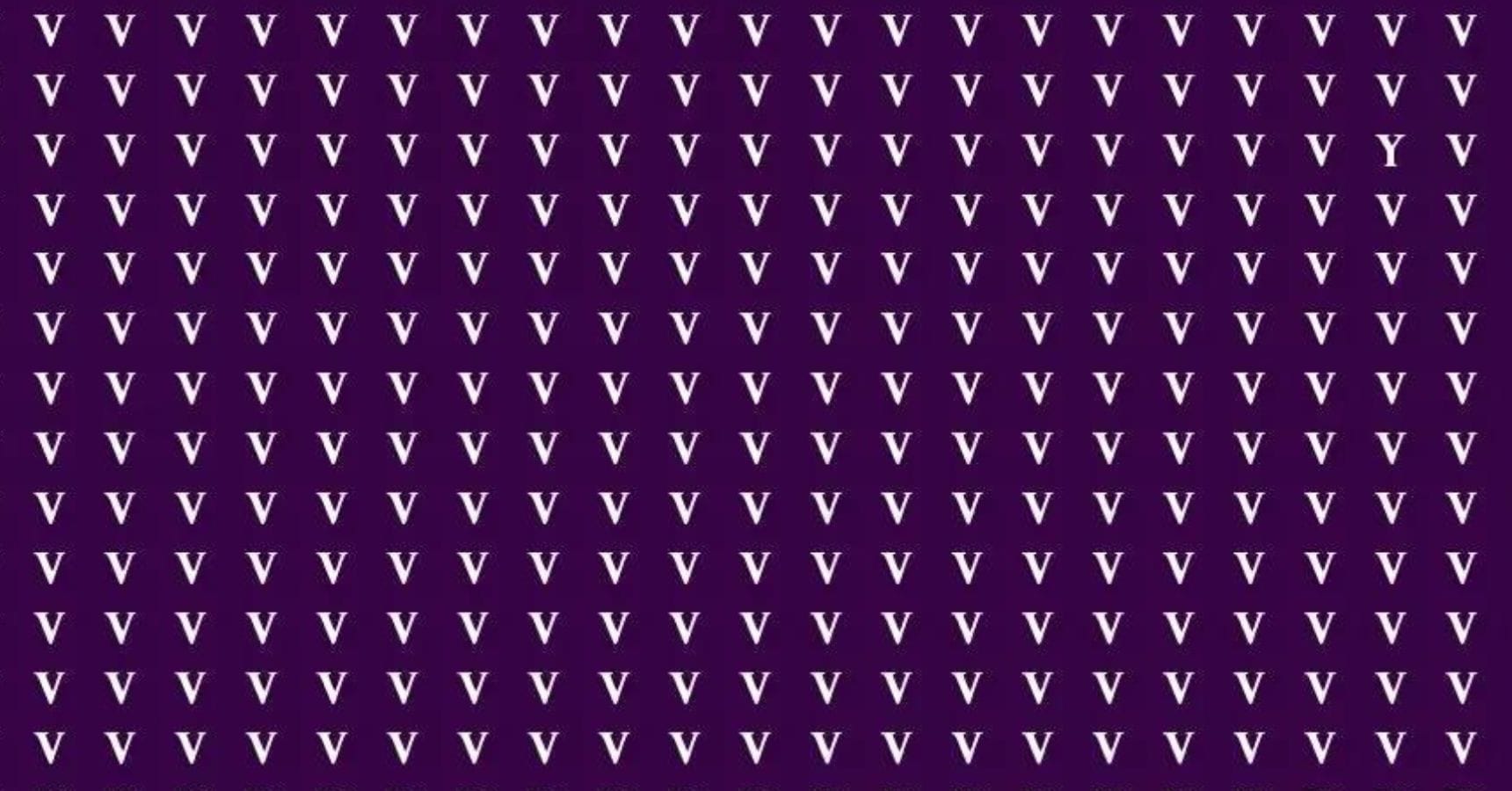 Optical Illusion find the hidden letter in this picture