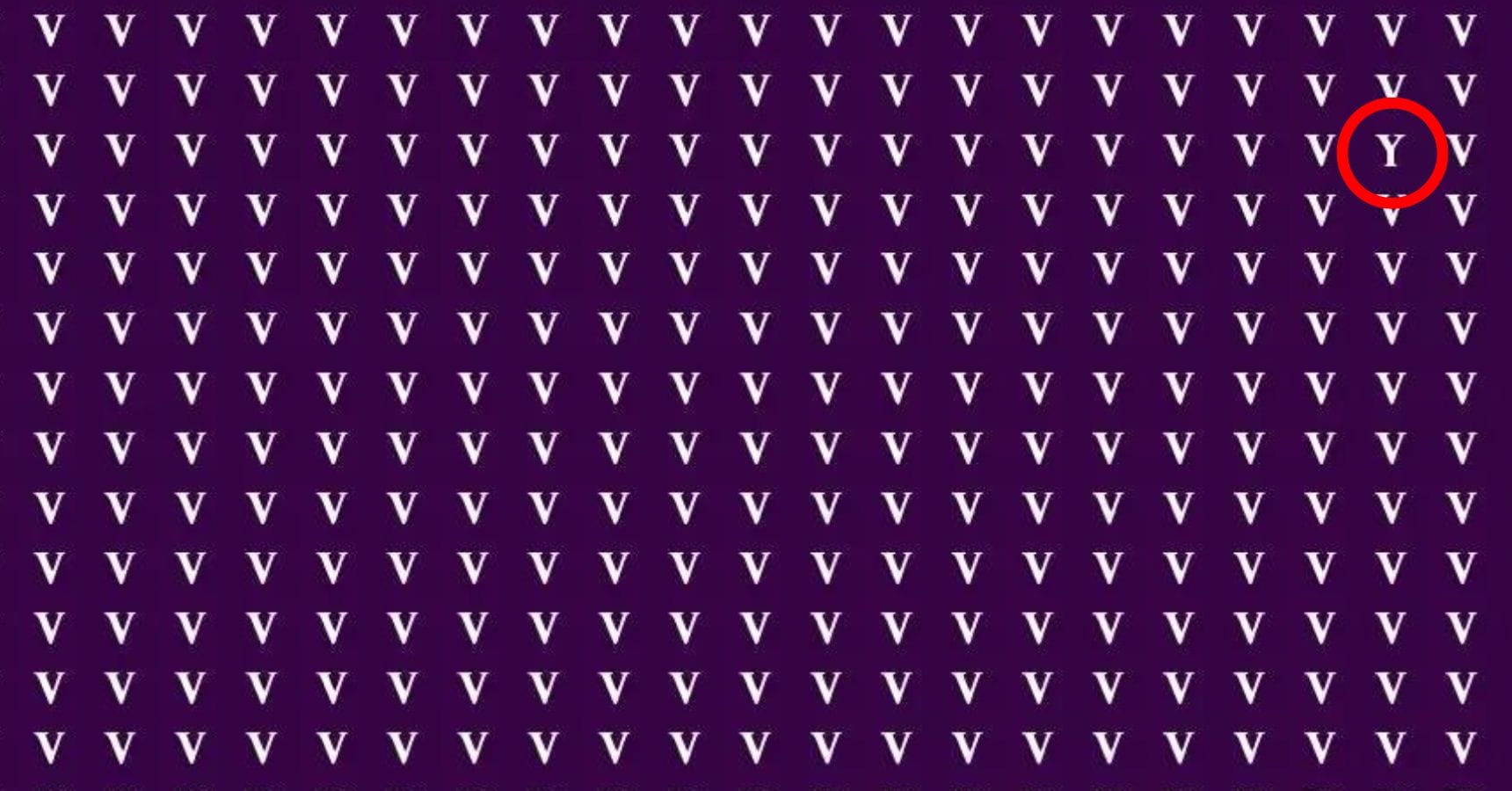  Optical Illusion find the hidden letter in this picture 