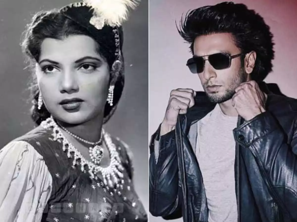 Ranveer singh grandmother was this bollywood actress