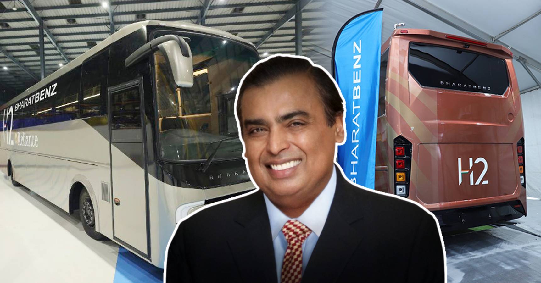 Ambani launches India's first hydrogen-powered bus