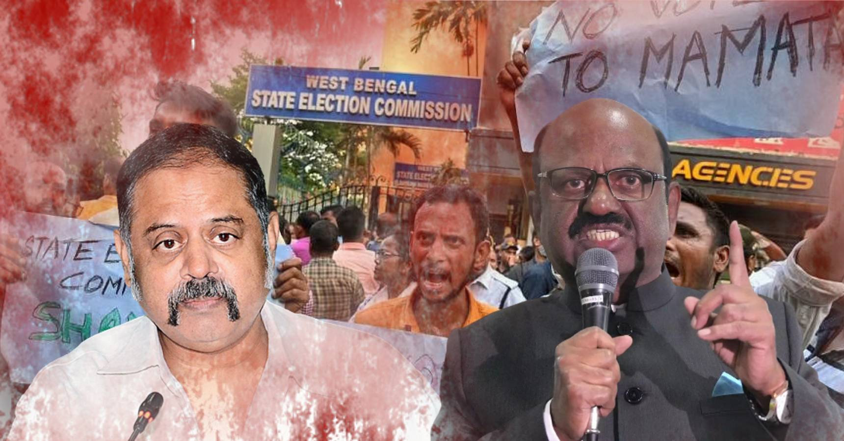cv ananda bose slams rajib sinha on election violence