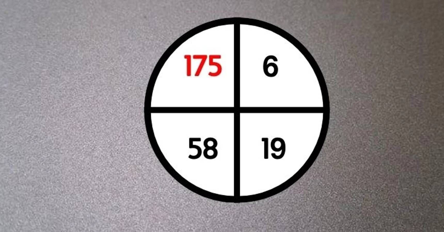 Brain Teaser Which number will fit in the blank in this picture