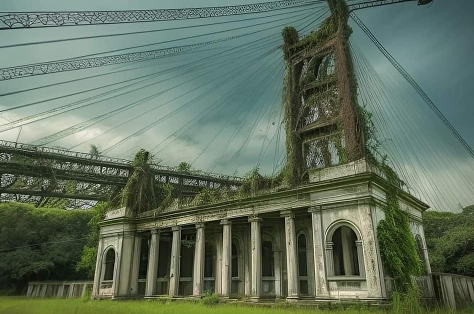 AI created a picture of Kolkata without people 