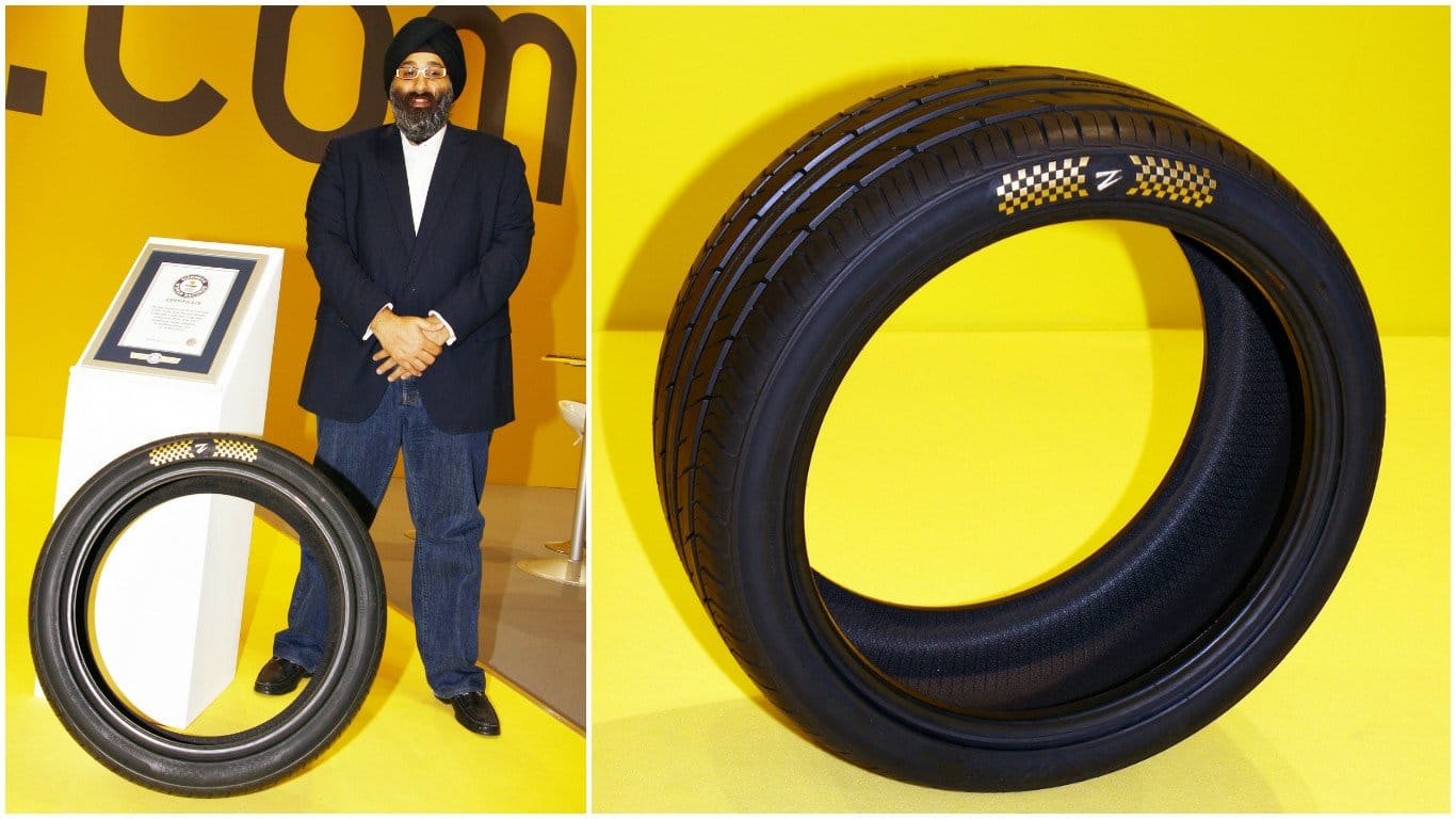 most expensive tyre