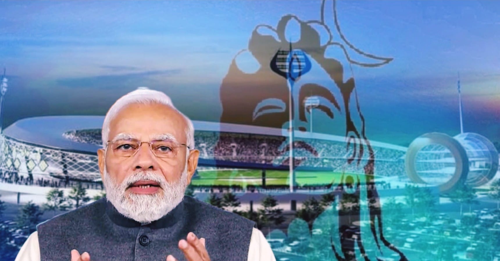 modi varanasi stadium