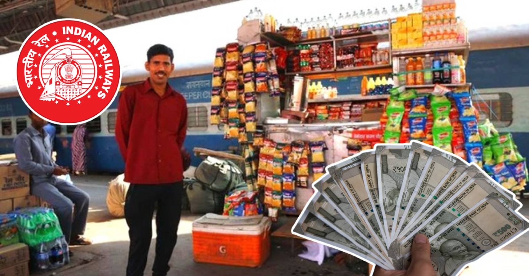 Start a business at the railway station and become profitable