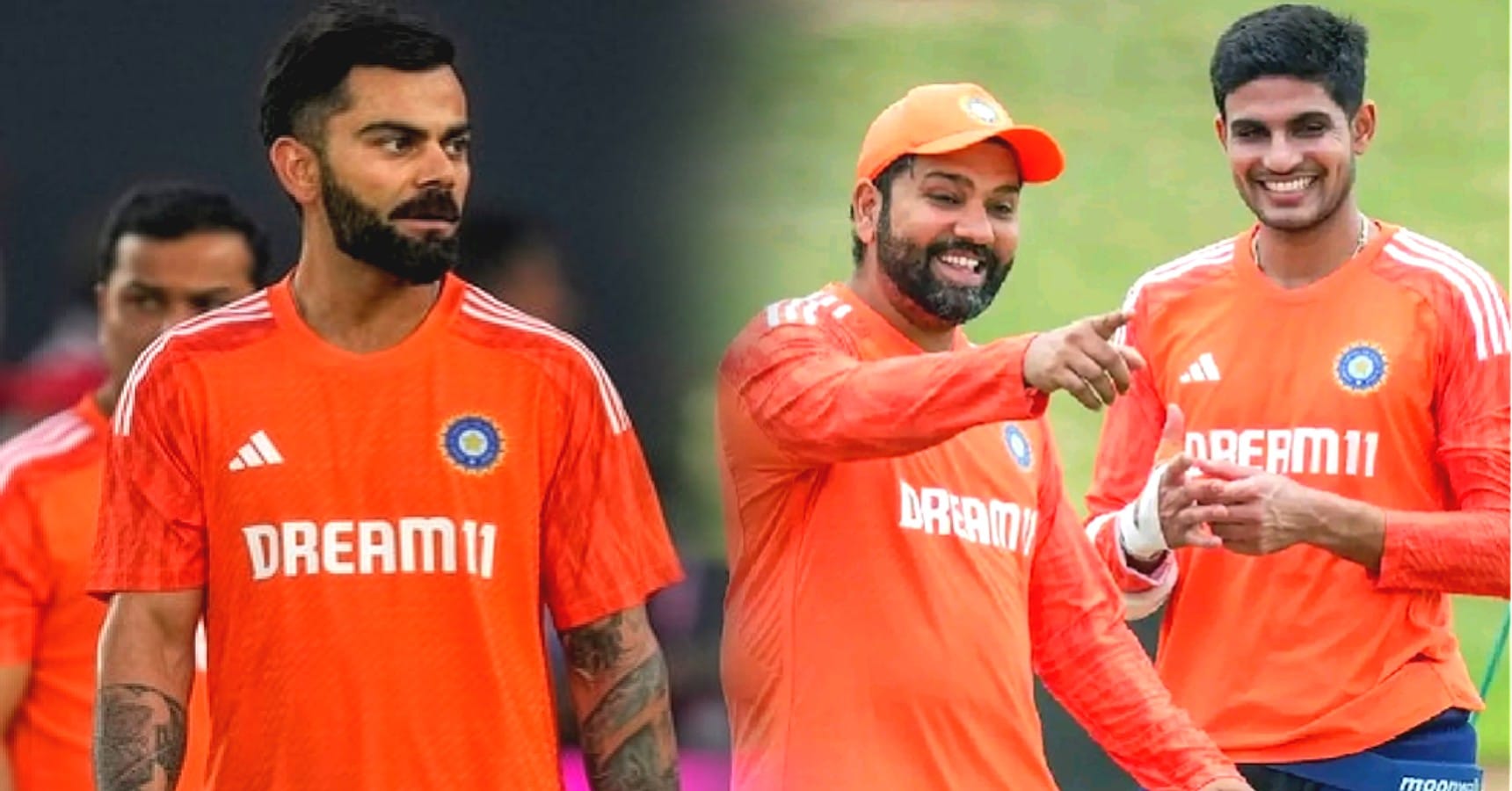 kohli rohit gill orange
