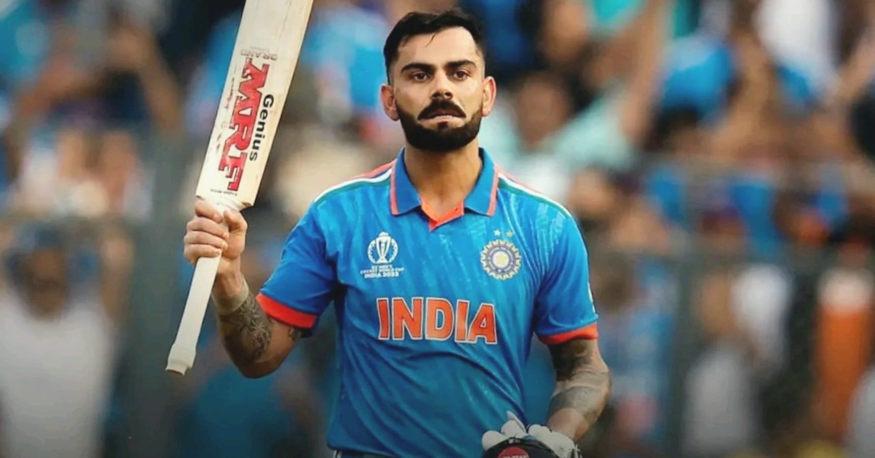 kohli ton in wc