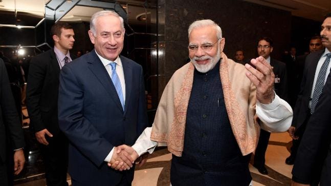 netanyahu modi image
