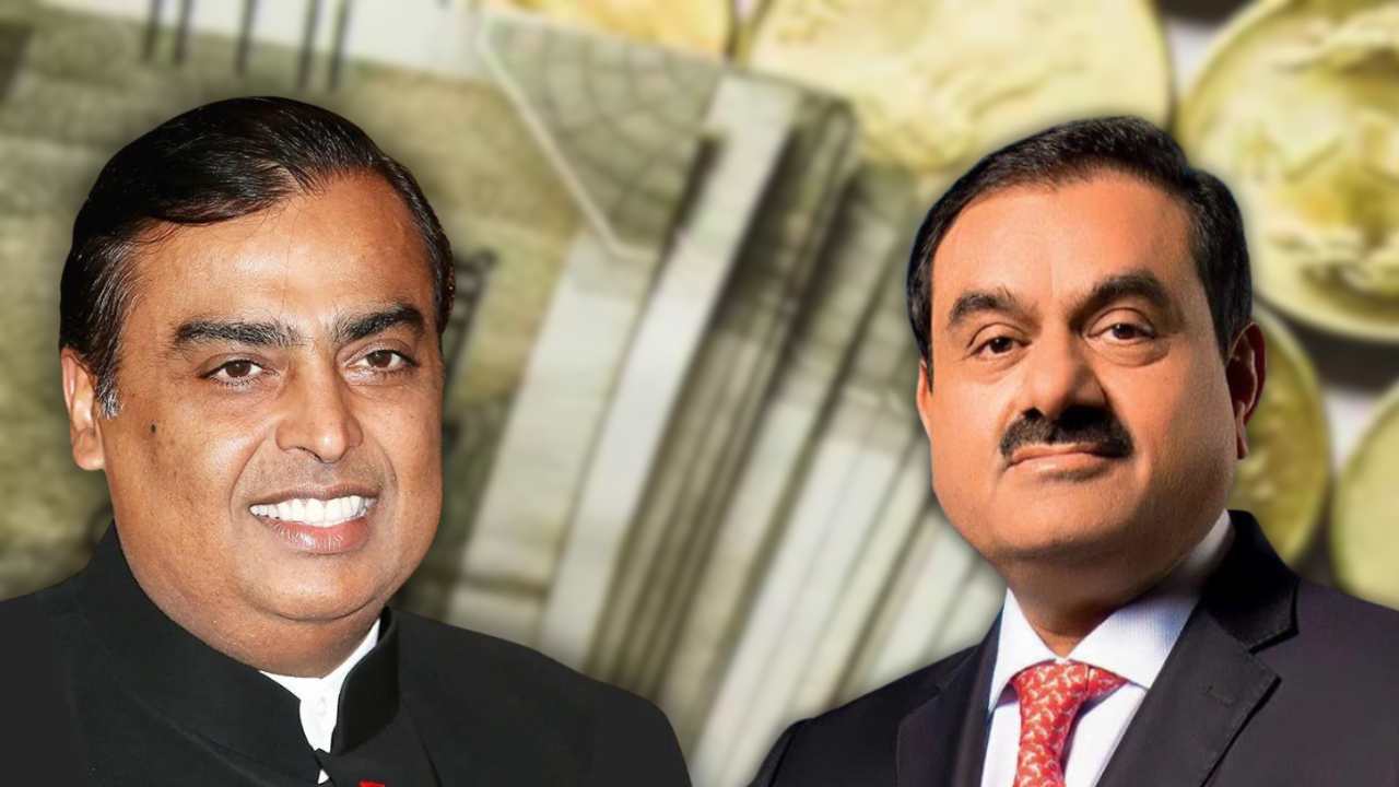 Mukesh Ambani-Gautam Adani rank