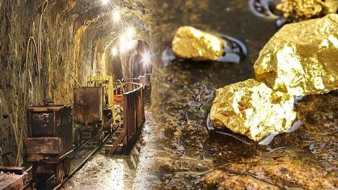 Huge gold reserves were found in this country