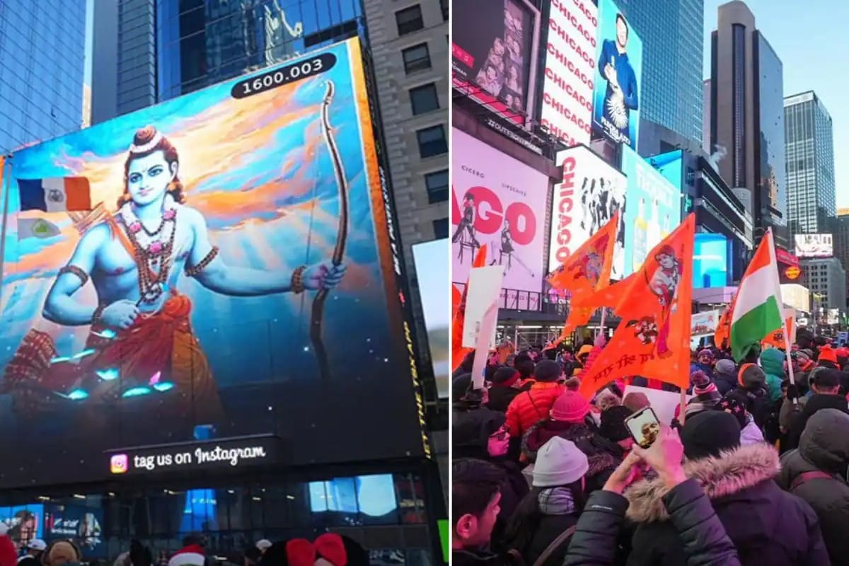 The inauguration of the Ayodhya Ram Mandir was celebrated around the world 