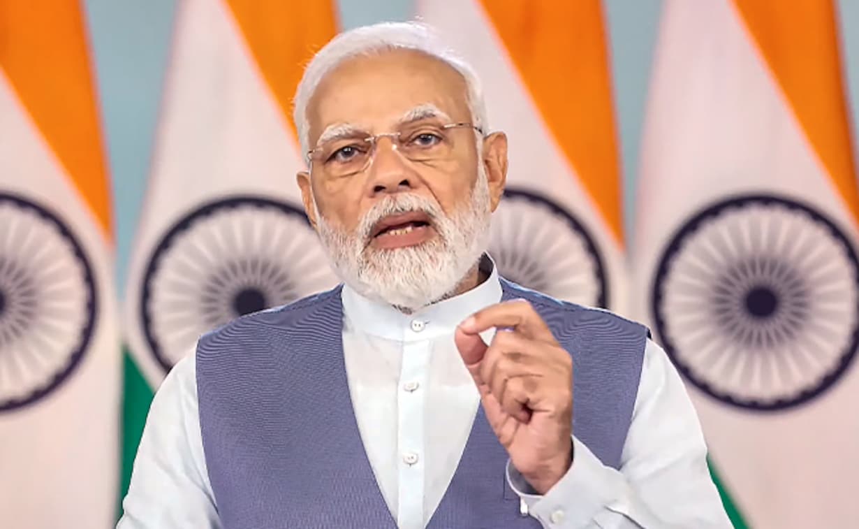 Prime Minister Narendra Modi laid the foundation stone of the LPG plant