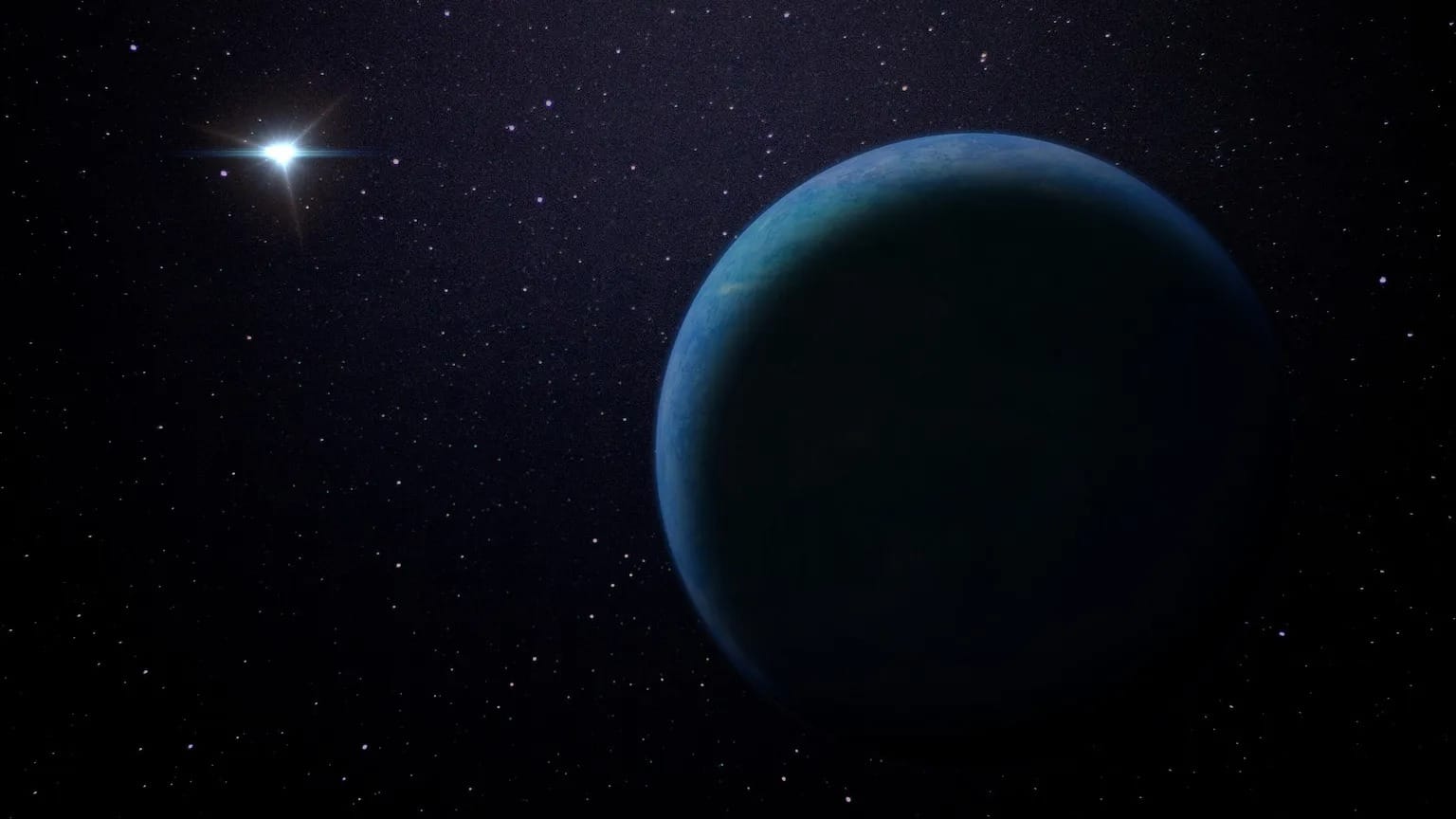 Is the possible position of the ninth planet found in the solar system 