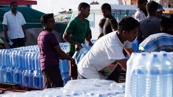 Another crisis hit the Maldives.