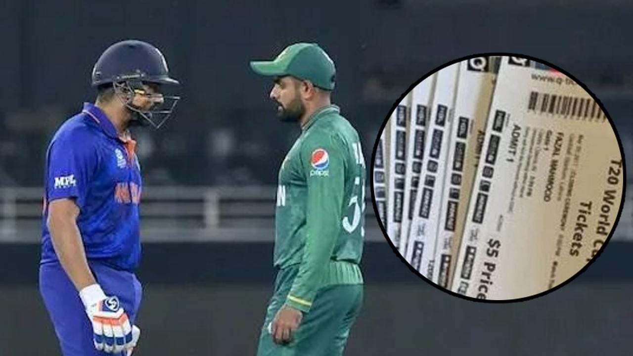 Ticket price for India-Pakistan match in T20 World Cup reaches 1.86 crores