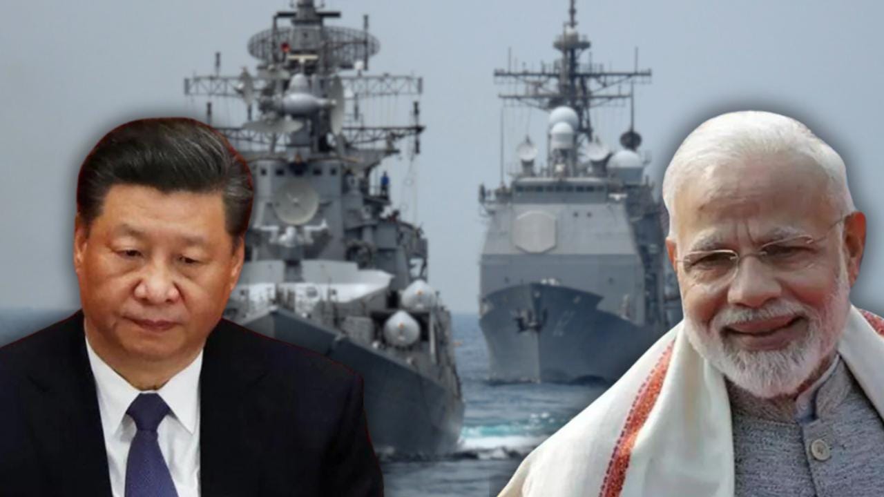 Two warships are coming from Russia to stop China.