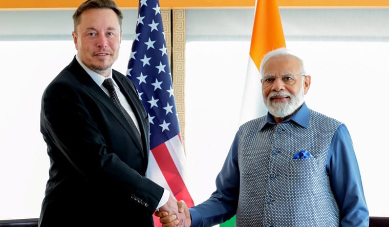 Elon Musk is coming to India.