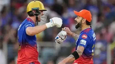 This RCB player beat Gujarat.