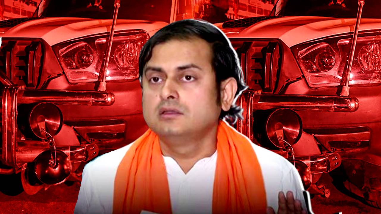 Allegation of attack on the car of BJP leader Shankudeb Panda in Purba Medinipur