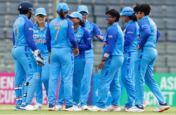 India's women's cricket team whitewashed Bangladesh.